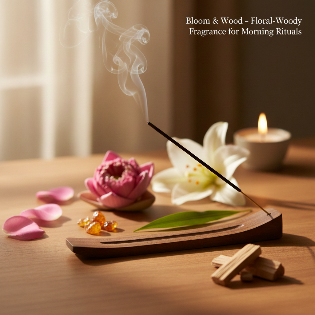 Bloom & Wood incense — morning rituals and gentle balance